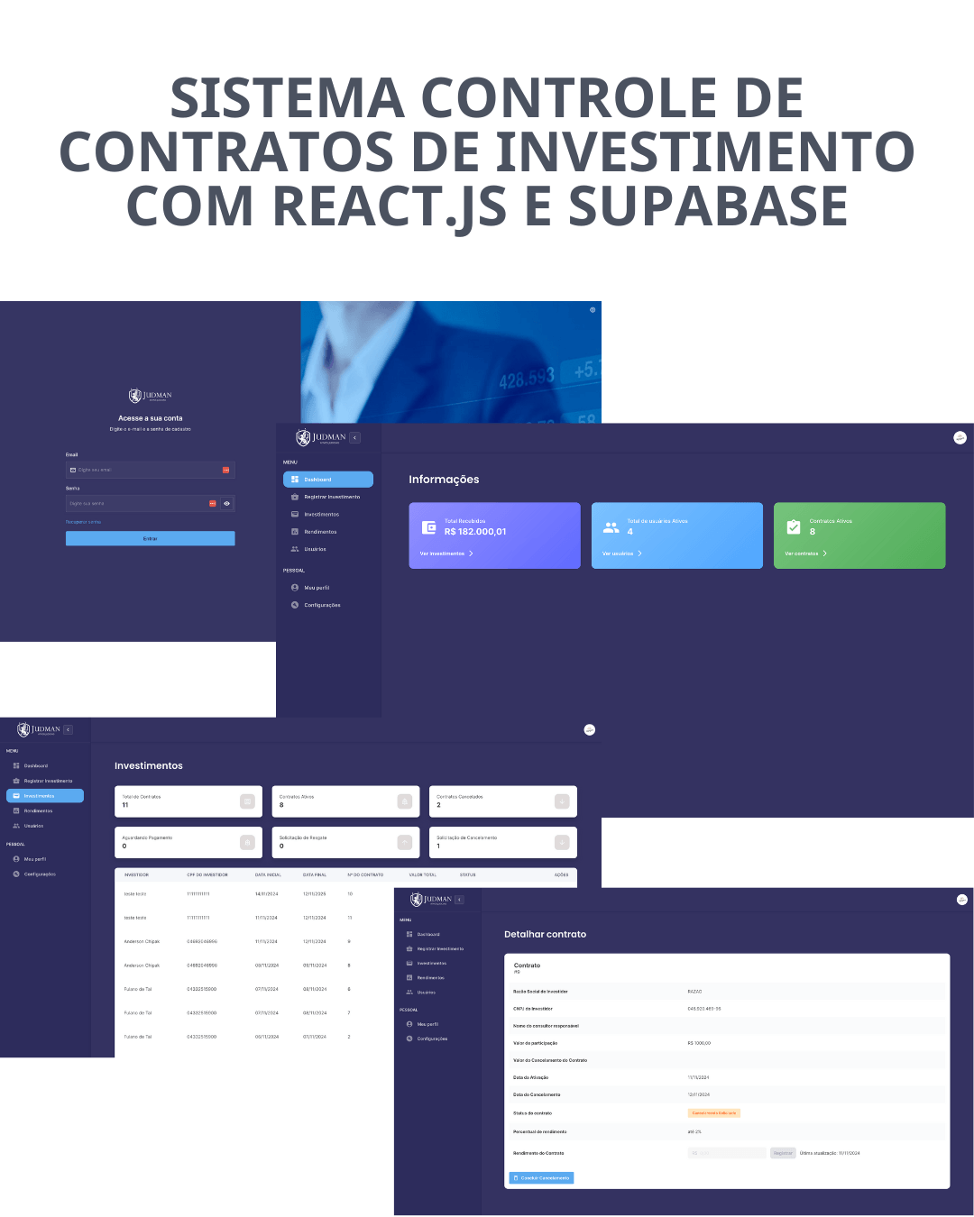 Sistema React Supabase